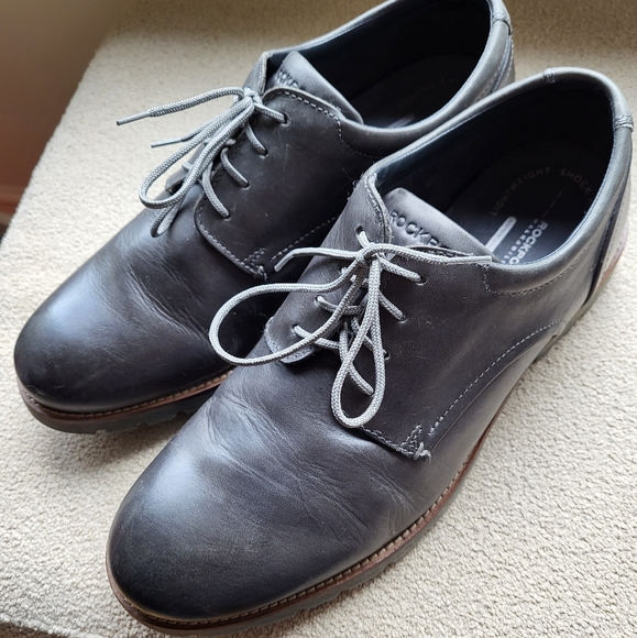 Rockport Shoes Grey Size 8.5 Wide - Picture 4 of 9